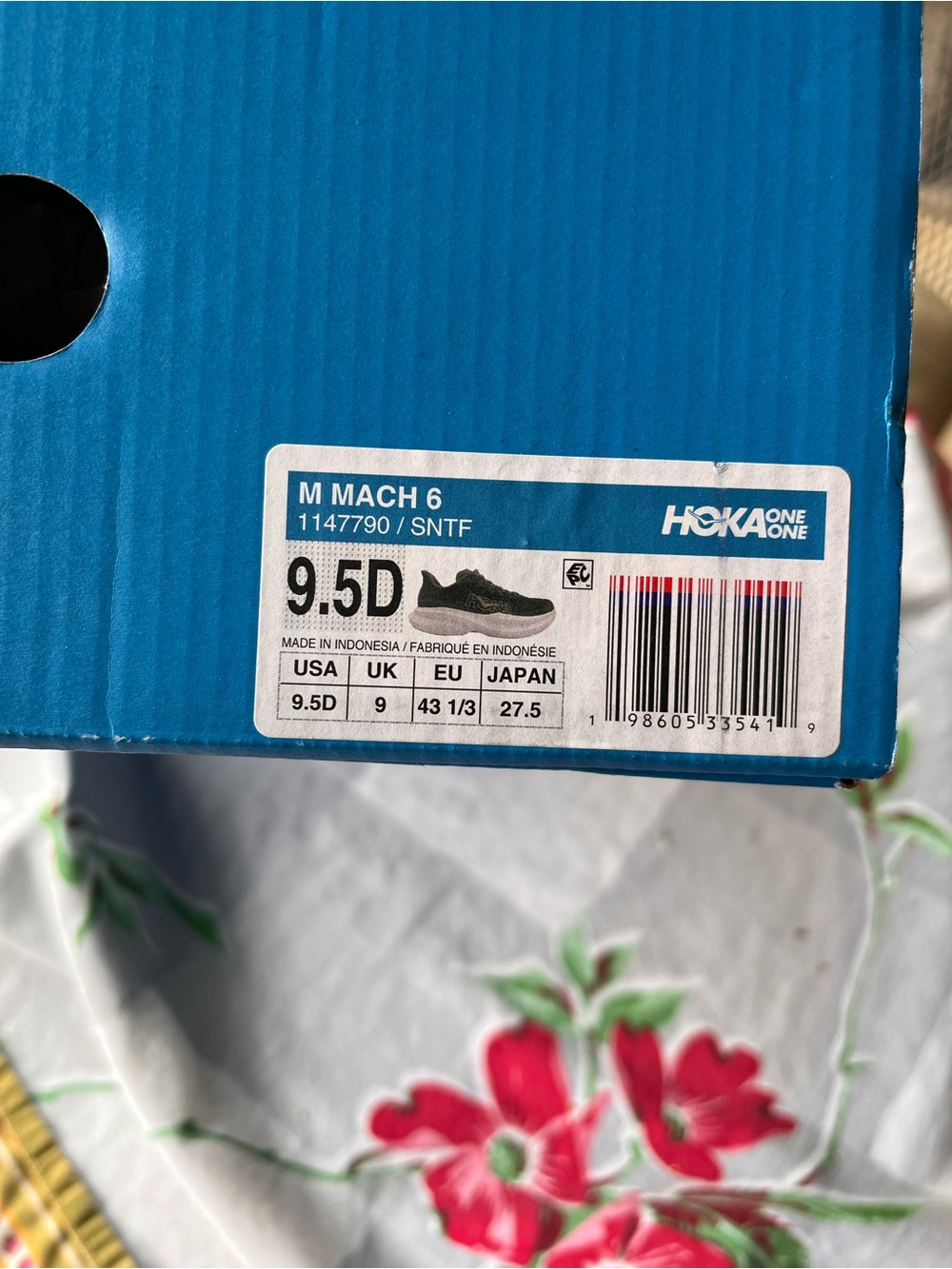 HOKA One One Mach 6 M 9.5 W11 Fern Green NIB - Picture 4 of 7